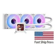 darkFlash DV360S All-in-one Liquid CPU Cooler, 3.2” LCD Screen, Aio Cooler Comp