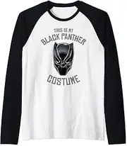 [Marvel] Black Panther This Is My Costume Raglan Baseball Tee