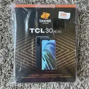 Boost Mobile TCL 30 XE 5G 6.5" 64GB Prepaid Smartphone - Black NEW