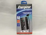 Energizer 05598 -Cassette Adapter with Microphone Integrated Push Button Control