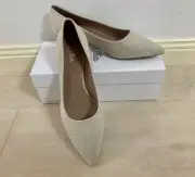 Wittner Armin Natural Linen shoes, 41, new in box