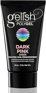 Gelish PolyGel Brand Nail Enhancement, Acrylic Nails, Nail Tips For Acrylic Nails, Acrylic Nail Tips, Dark Pink, 2 oz
