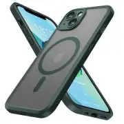 Magnetic Guard Designed for Case [Camera Protection] iPhone 13 Dark Green