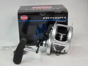 Penn Fathom II 60NLD2 Silver/Black Lever Drag Two Speed Fishing Reel
