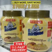 EL MORDJENE Lot de 2 x pot de Pâte à tartiner 700g CEBON, Hazelnut Bueno Spread