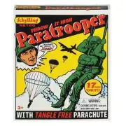 RETRO SCHYLLING THROW IT HIGH PARATROOPER WITH 17" TANGLE FREE PARACHUTE TOY