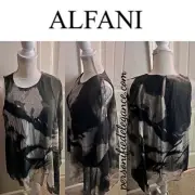 NEW Alfani Desert Ivy Scenic Butterfly Flowy Top Blouse Size 1X $49.50