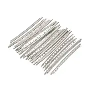 Acoustic Guitar Fret Wire Guitar Fretboard 20 Fret 2mm Silver Tone, Pack of 40