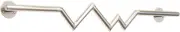 Metal Indoor Clothing Hanging Rod Boutique Clothing Store Closet Rod Wall Mounted Pipe Clothes Rack for Displaying Clothes Hanging Clothes