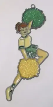 BLUE CHEERLEADER SUNCATCHER (SUNCATCHERS)