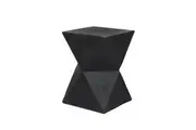 Levede Terrazzo Side Table Geometric 31CM Black