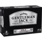 [Jack Daniels] Jack Daniels Gentleman Jack & Cola Can 375mL