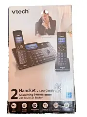 VTech DS6251-2 Cordless 2-Line Phone with Answering System & Smart Call Blocker