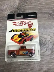 Hot Wheels Flying Customs Orange '56 Flashsider Pickup New Toy Truck J