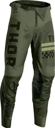 Thor Pulse Combat, textile pants , color: Dark Green/Black , size: 32