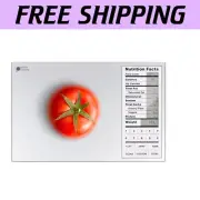 Easy Clean Nutrition & Portion Control Scale with Tare Function - Silver Finish