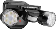 Motion Sensor Outdoor Lights, 450° Superwide Adjustment Dimmable Dusk to Dawn Fl