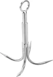 4-Claw Stainless Steel Anchor Hook Outdoor Grappling Hook for Fishing Bait Holder Carp