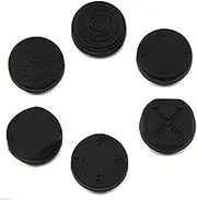 1 Set Analog Silicone Thumb Stick Grip Joystick Caps Cover for PS Vita PSVita PSV 1000 2000 (Black)