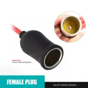 24V Car Accessory Socket Extension Cord Cable 15A AU U3Q7