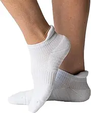 [Viasox] Ankle Compression Socks for Women & Men, 14 mmHg Support Improves Circulation, Extra Cushioned