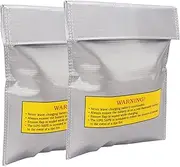 Safety Bag Fireproof PVC Fiber Explosion Proof Lipo Battery Safety Storage Sack for Charging