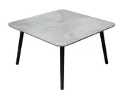 FurnitureOkay Bayview Ceramic Outdoor Coffee Table - Charcoal