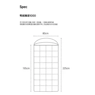 韓國進口KZM戶外露營睡袋成人加厚單人鴨絨防寒保暖睡墊四季通用