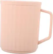BESTonZON Toothbrush Cup Toothbrush Holders Travel Coffee Cups Bath Rinse Cup Coffee Cup Tubs for Newborns Bath Pour Cup Bath Cup Toothbrush Mug Pp Pink re-usable