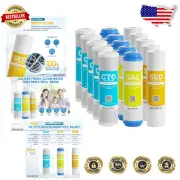 5 Micron 10x2.5 inch Replacement Filter Set for Superior Reverse Osmosis Systems