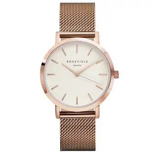 【Rosefield】紐約時尚手錶女錶現貨，玫瑰金金屬鍊條錶帶，錶面38mm可用於Cluse，保證正品