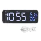 Digital Alarm Clock LED Digital Music Alarm Clock USB Charging Electronic SG