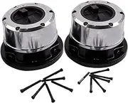 Rynplex 2X Free Locking Hubs 26 Splines 6 Stud Front, for Suzuki, Samurai Sidekick Geo Tracker 1992-1993 Car Freewheel Locking Hub