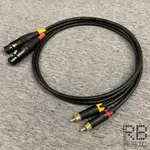 【RB AUDIO】CANARE L-2T2S RCA TO XLR 母頭 訊號線 手工 導線 DJ線 L 2T2S