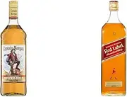 CAPTAIN MORGAN ORIGINAL SPICED 1L & JW RED LABEL 1L
