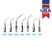 1-100pcs Dental Ultrasonic Scaler Scaling Endo Perio Tips Fit for DTE SATELEC