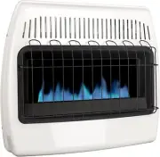 Dependable 30,000 BTU Propane Wall Heater with Safety & Convenience Features