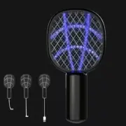 USB Fly Bug Zapper UV Light Insect Racket Mosquito Swatter Trap Home