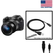 Sony Cyber-shot DSC-RX10 Digital Camera USB Cable Transfer Cord Replacement