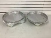 Eagle Stainless Steel Dollies Lot of 2 Model KM-43-CPC