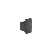 NEW Wall Towel Rack Hook Robe Bathroom Holder Black Castano Elba ELRHC-B