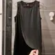 [二手] Mango黑色緞面設計黑洋裝