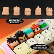 Anime DBZ Goku vegeta 5PCS Customized Resin 3D Print keycaps unpainted Figure
