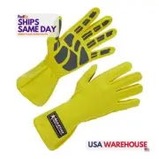 Allstar ALL913094 Yellow Nomex Driving Gloves Pair L Performance Racing Parts