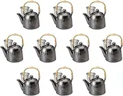 Set of 10, Ishido Ginai Swim Earthen Bottle (with Kagoami) [5.5 x 3.7 x 4.7 inches (14 x 9.5 x 12 cm) (430cc)] | Setomonohonpo