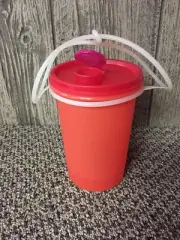 Tupperware 36 Oz. Mega Tumbler With Flip Top Spout And Carry Handle