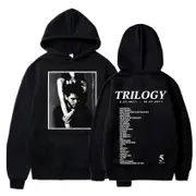 The Weeknd Trilogy Music Album Graphic Hoodie shirt top Black M