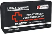 Leina 11051 Motor Vehicle First Aid Bag Compact and Warning Vest Ecoline without Velcro, Sorted 1-Colour