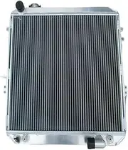 2 Row Aluminum Radiator，Compatible With Toyota 4Runner Surf Hilux LN106 LN111 AT 1988-1998 1989 1990 1992 1993 1994 1995 1996 1997