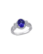 14K 2.13 ct. tw. Diamond & Tanzanite Ring